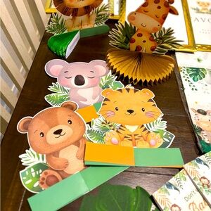 OH Baby Safari Baby Shower Decor Bundlee